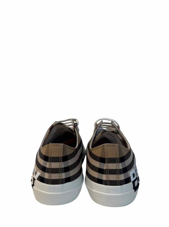 Burberry Size 39 Logo Print Vintage Check Sneaker