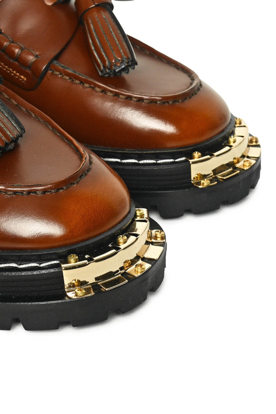 Sandro Size 36 Leather Tassel Loafers