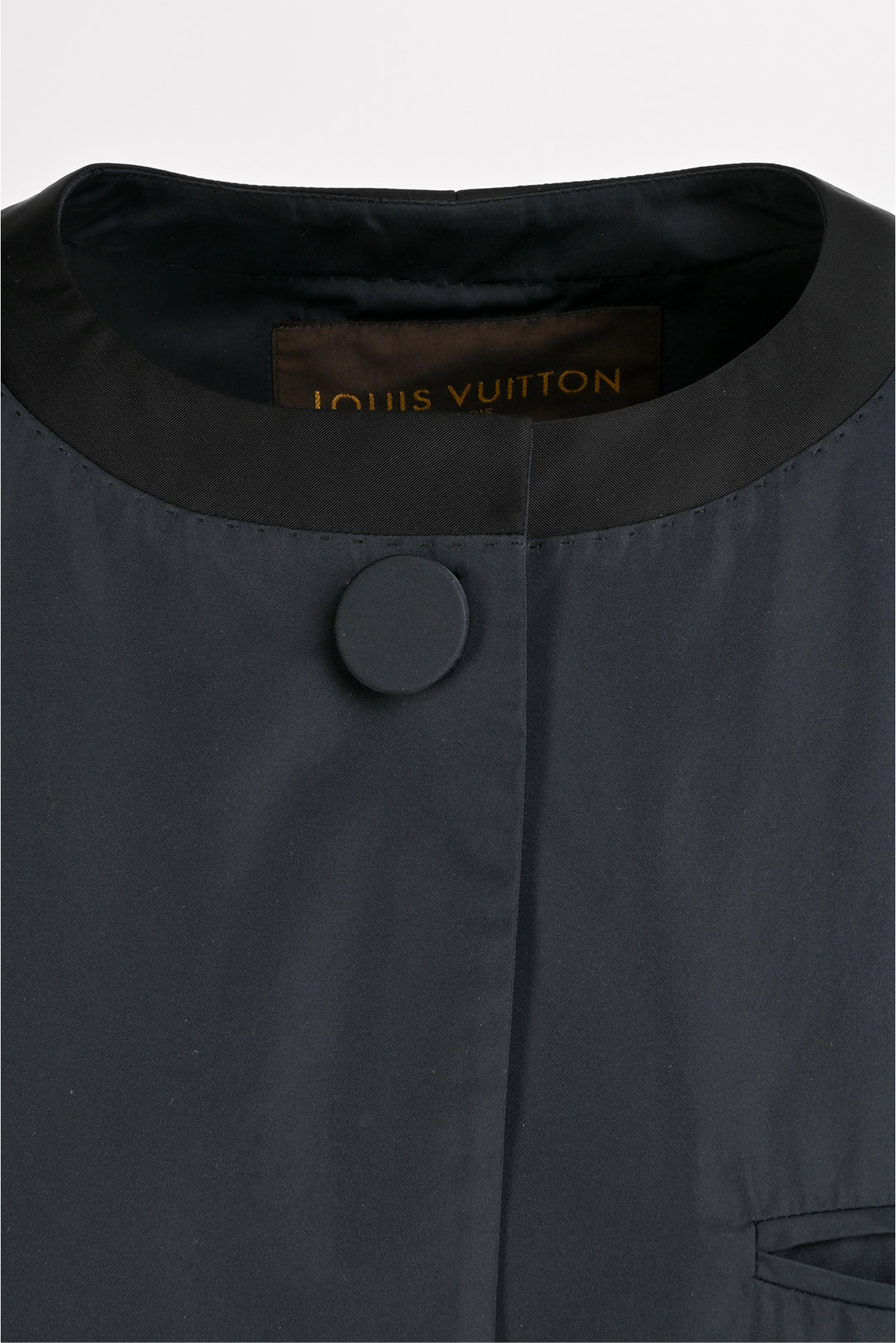 Louis Vuitton Size 40 Quarter Sleeve Button Up Midi Coat