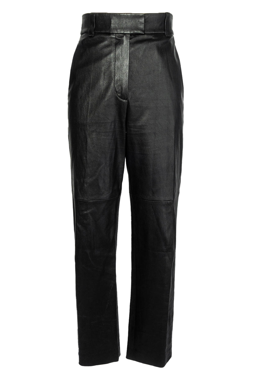 Brunello Cucinelli Size 6 Stretch Nappa Leather Pants