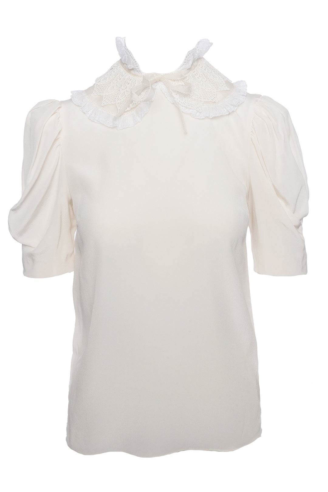 Miu Miu Size 36 Eyelet Collar Top