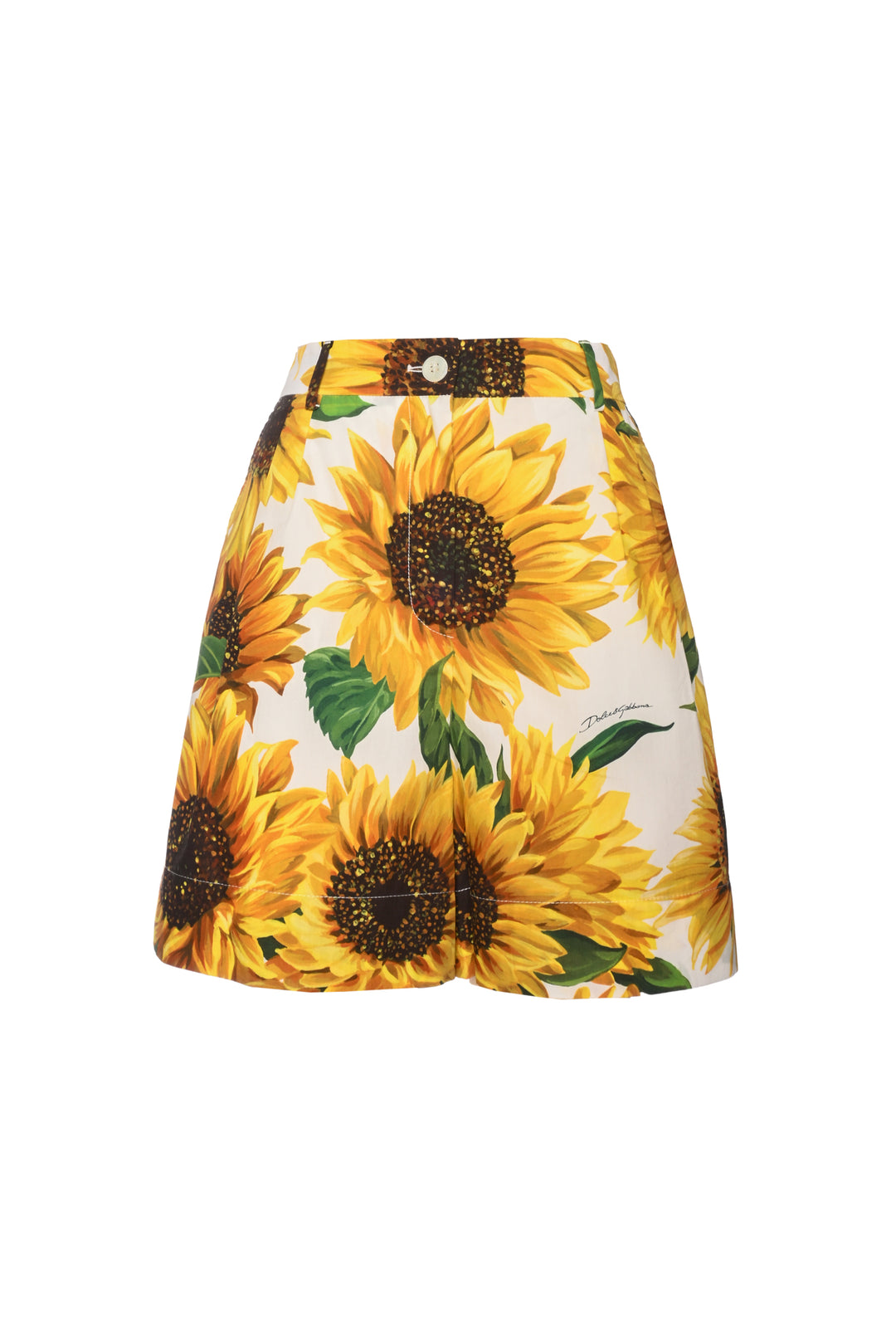 Dolce & Gabbana Size 40 Sunflower Shorts