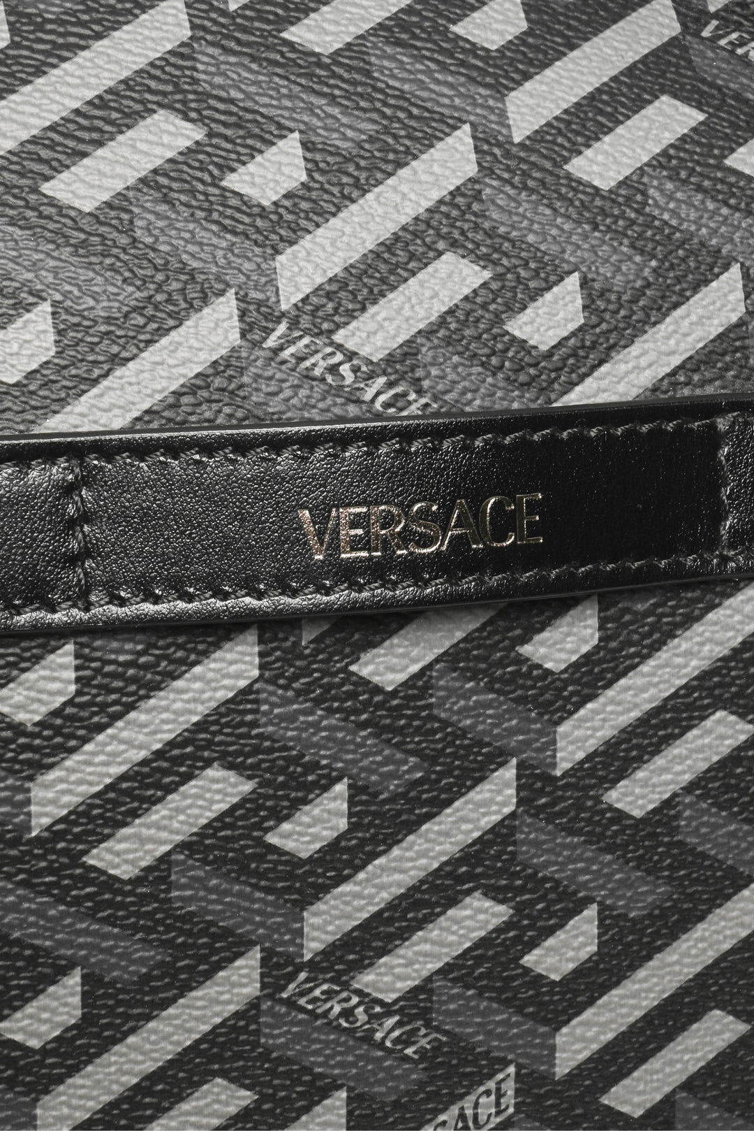 Versace La Greca Signature Travel Duffle Bag