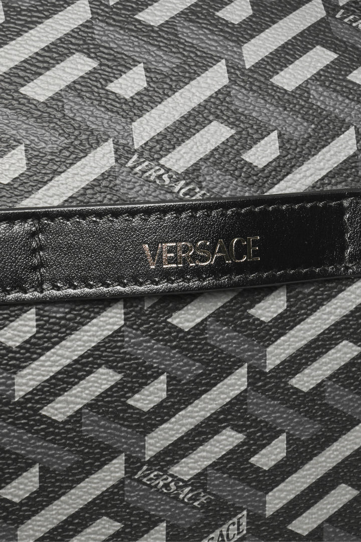 Versace La Greca Signature Travel Duffle Bag