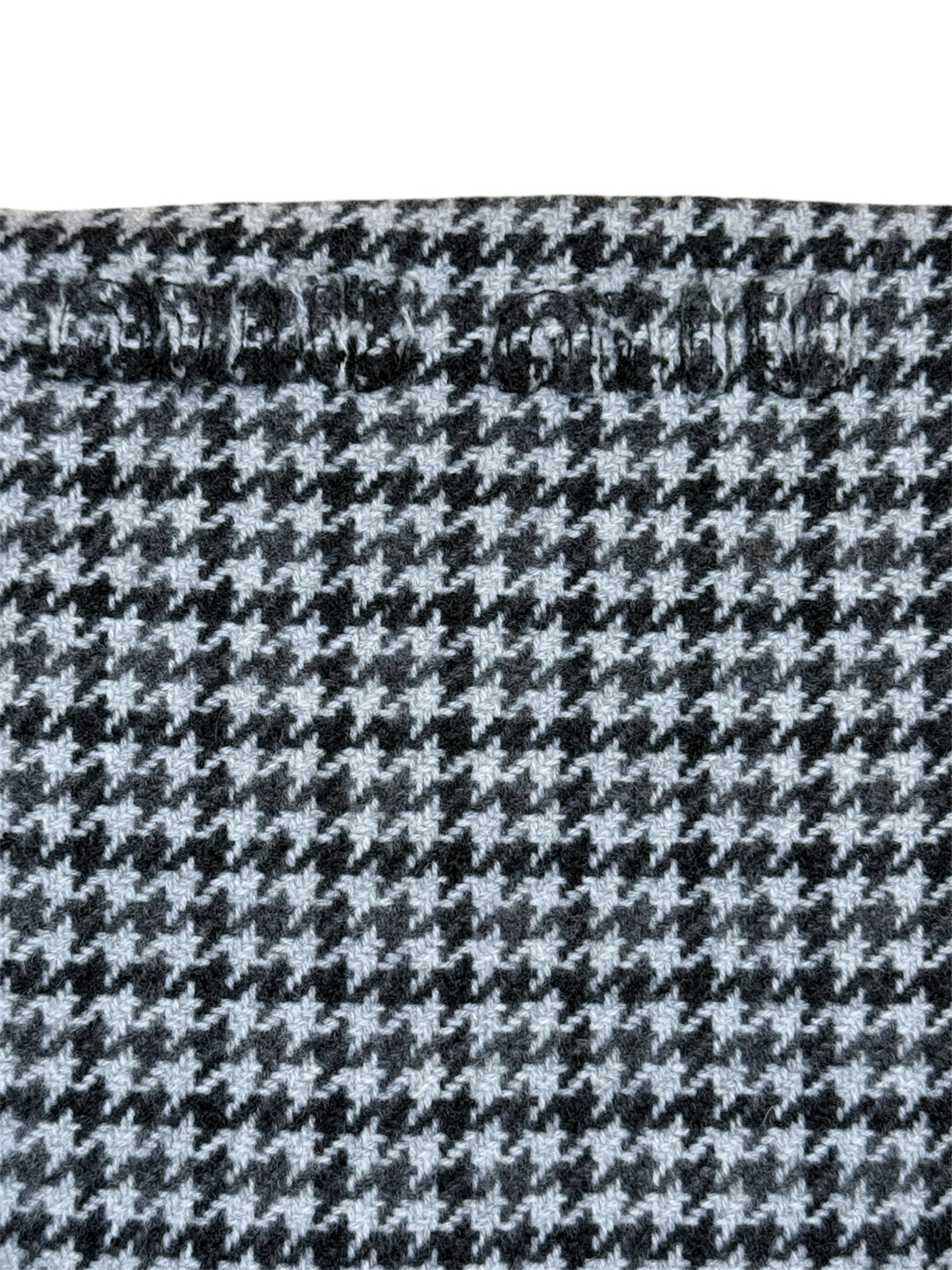 Miu Miu Size 36 2023 Houndstooth Wool Mini Skirt