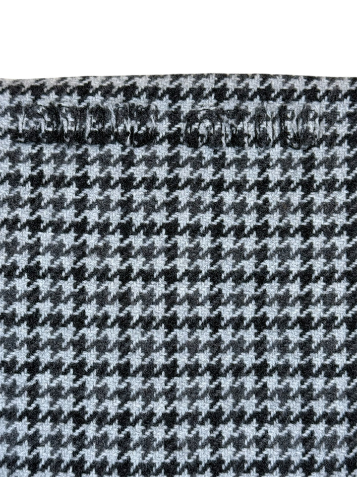 Miu Miu Size 36 2023 Houndstooth Wool Mini Skirt