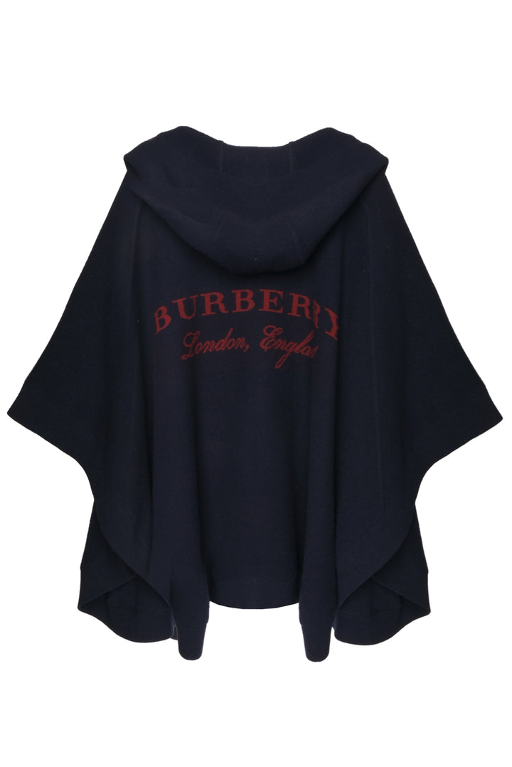 Burberry Size OS Back Logo Hooded Cape
