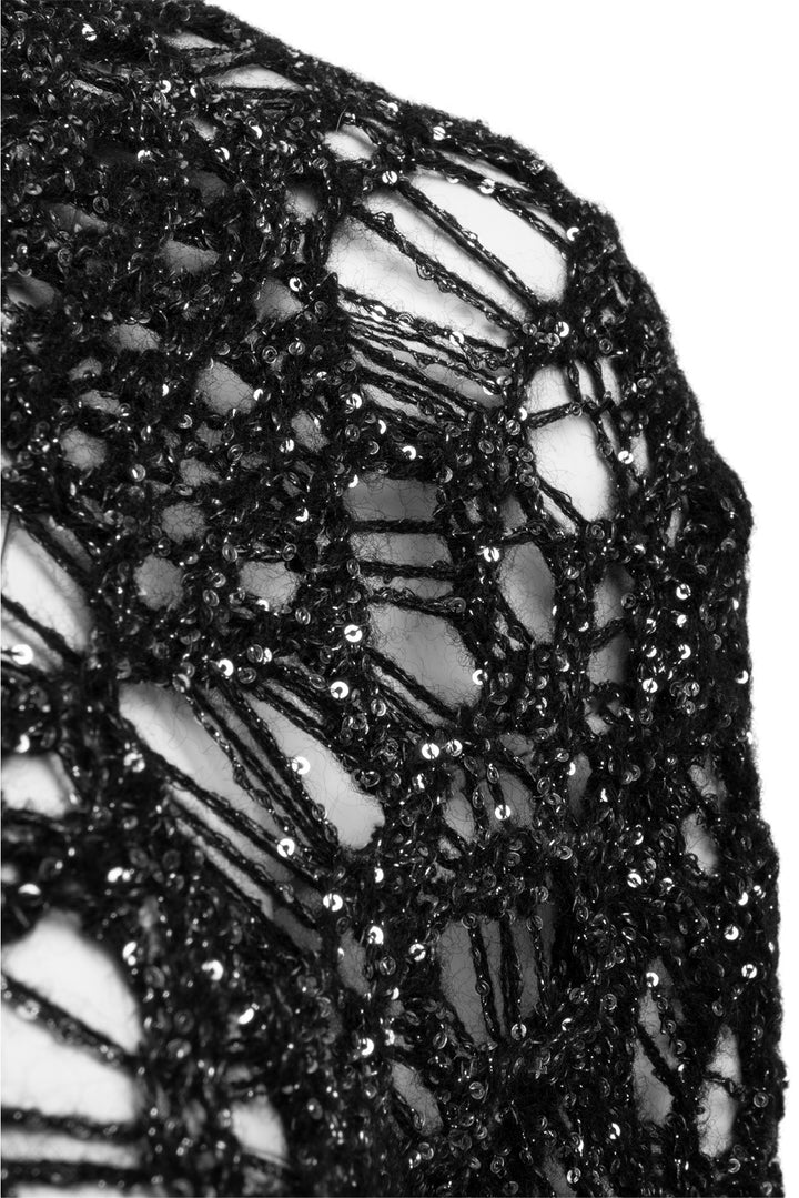 Saint Laurent Size L 2019 Loose Knit Sequin Sweater