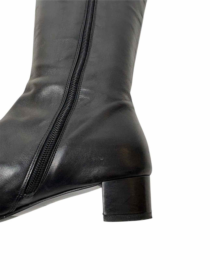 Ferragamo Logo Riding Size 6 Boots