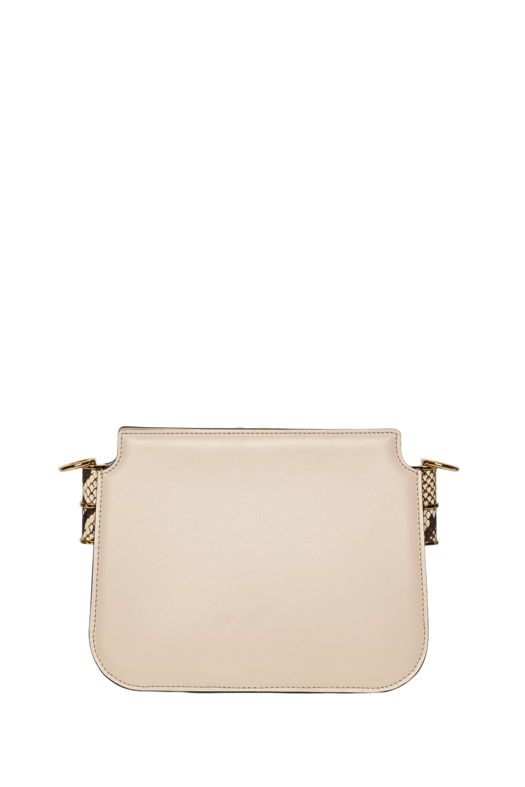 Fendi Python Trimmed Touch Shoulder Bag