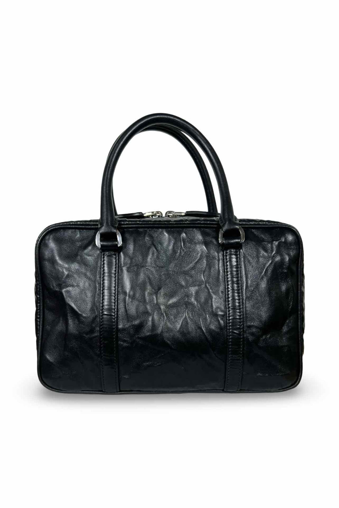 Prada Medium Antique Nappa Leather Top Handle Bag