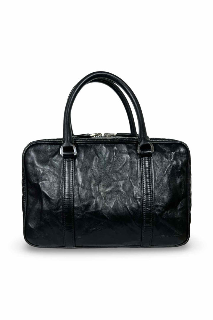 Prada Medium Antique Nappa Leather Top Handle Bag