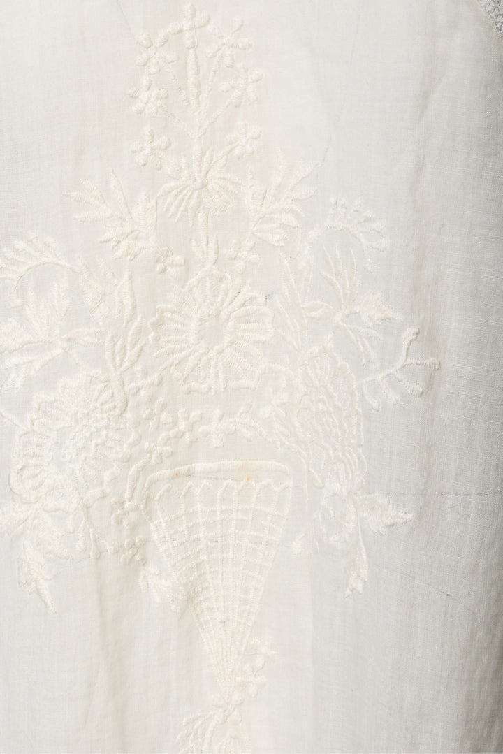 Magnolia Pearl Size OS Floral Embroidered Linen Dress