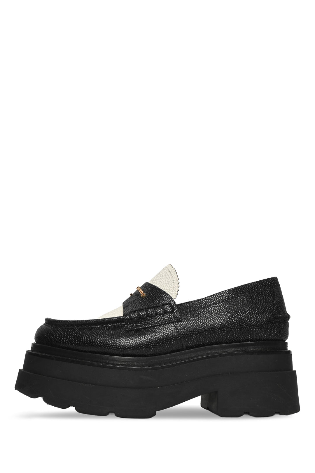 Alexander Wang Size 38.5 Carter Leather Platform Loafers