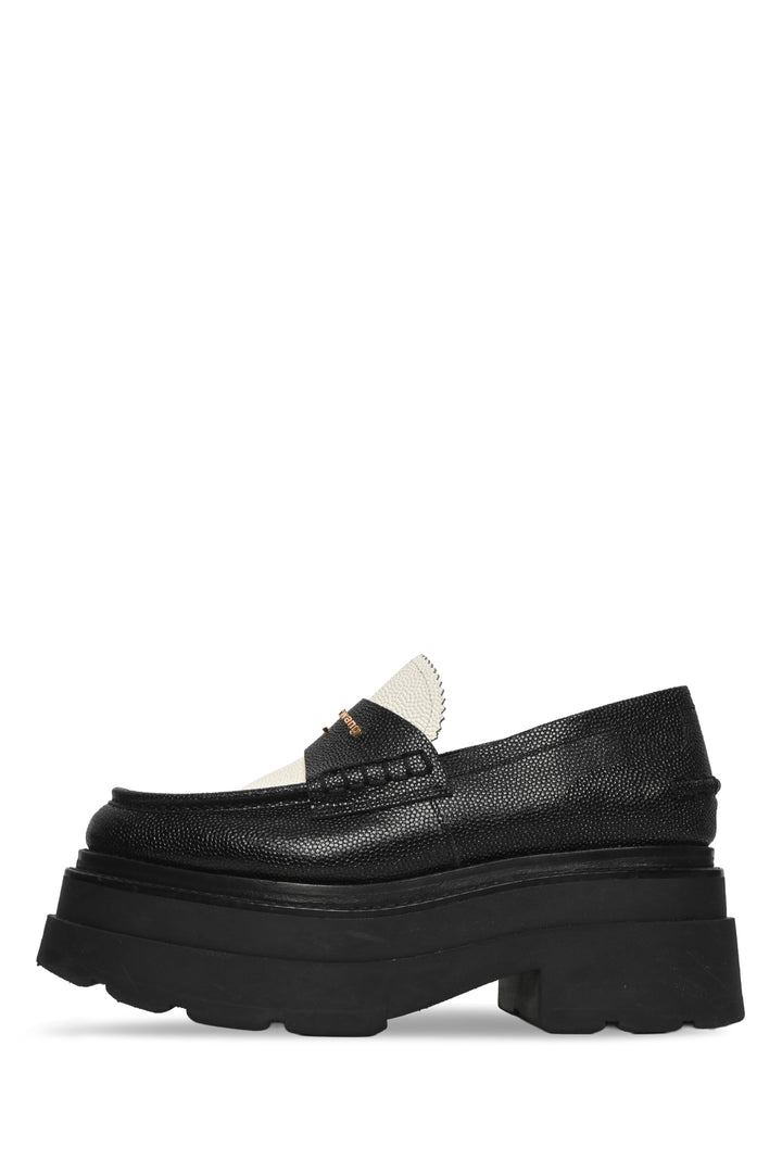 Alexander Wang Size 38.5 Carter Leather Platform Loafers