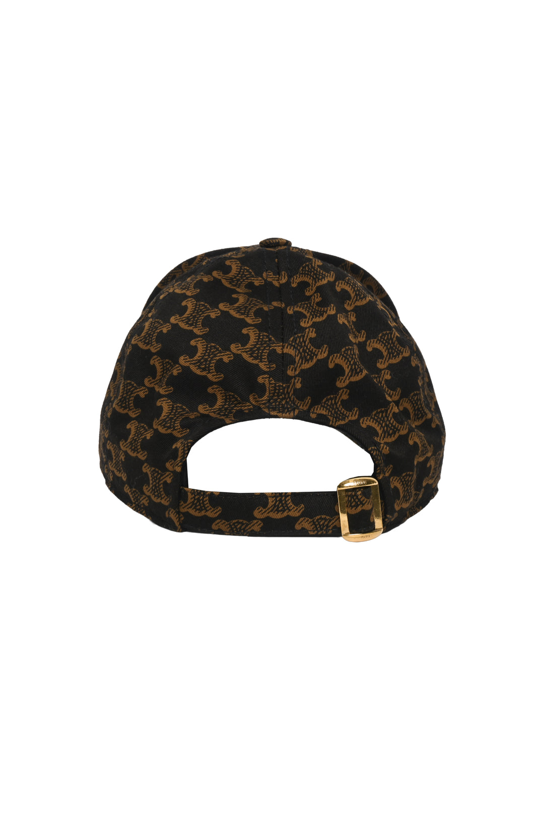 Celine Size S Triomphe Monogram Baseball Hat