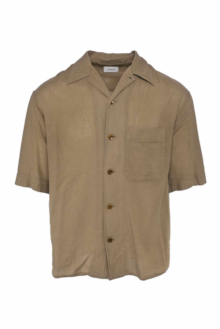 LEMAIRE Size 48 Men's Shirt Short Sleeve