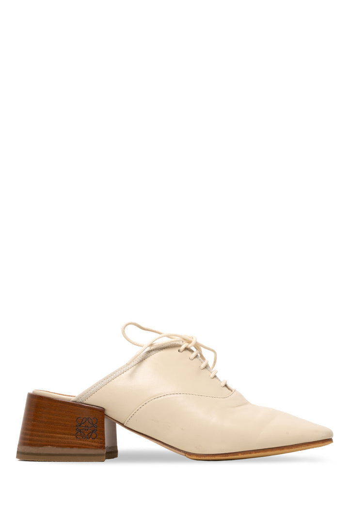 Loewe Size 36 Slip On Soft Derby Mules