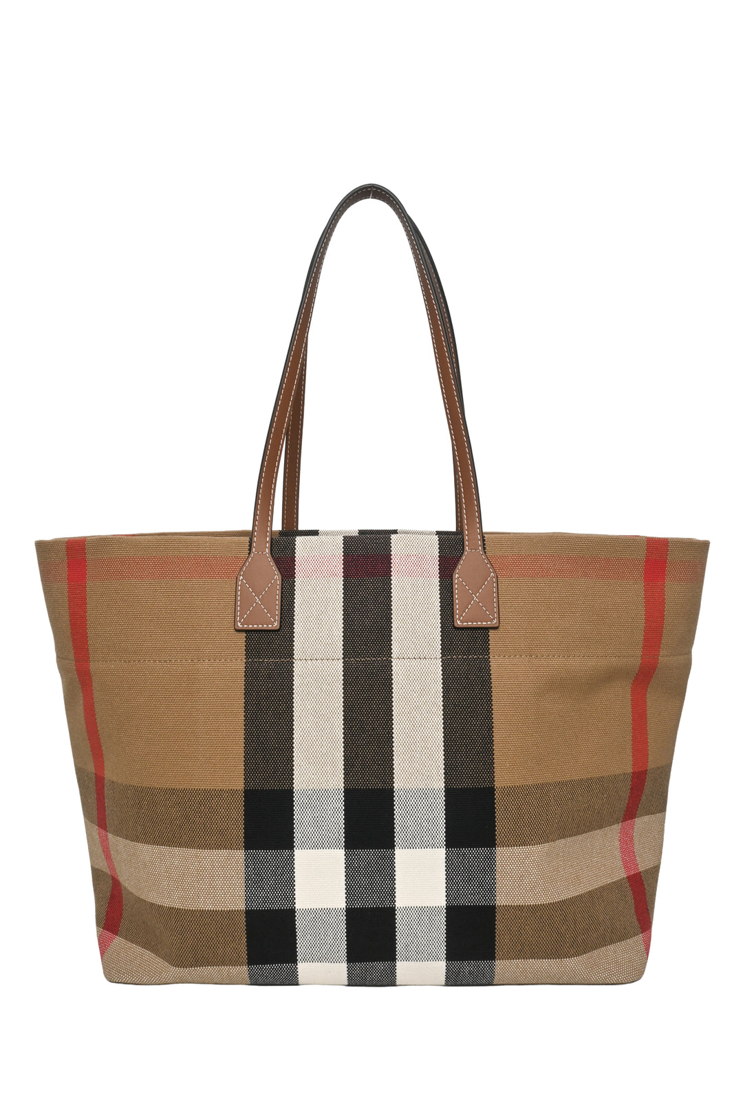 Burberry Medium Giant Check Canvas London Tote