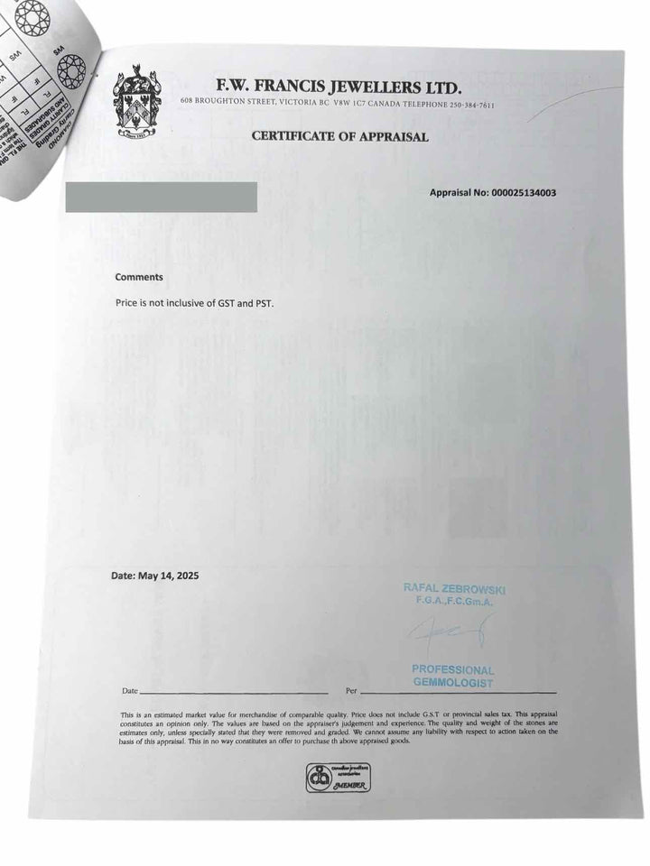 14K White Gold & Diamond Floral Filigree Pendant Necklace