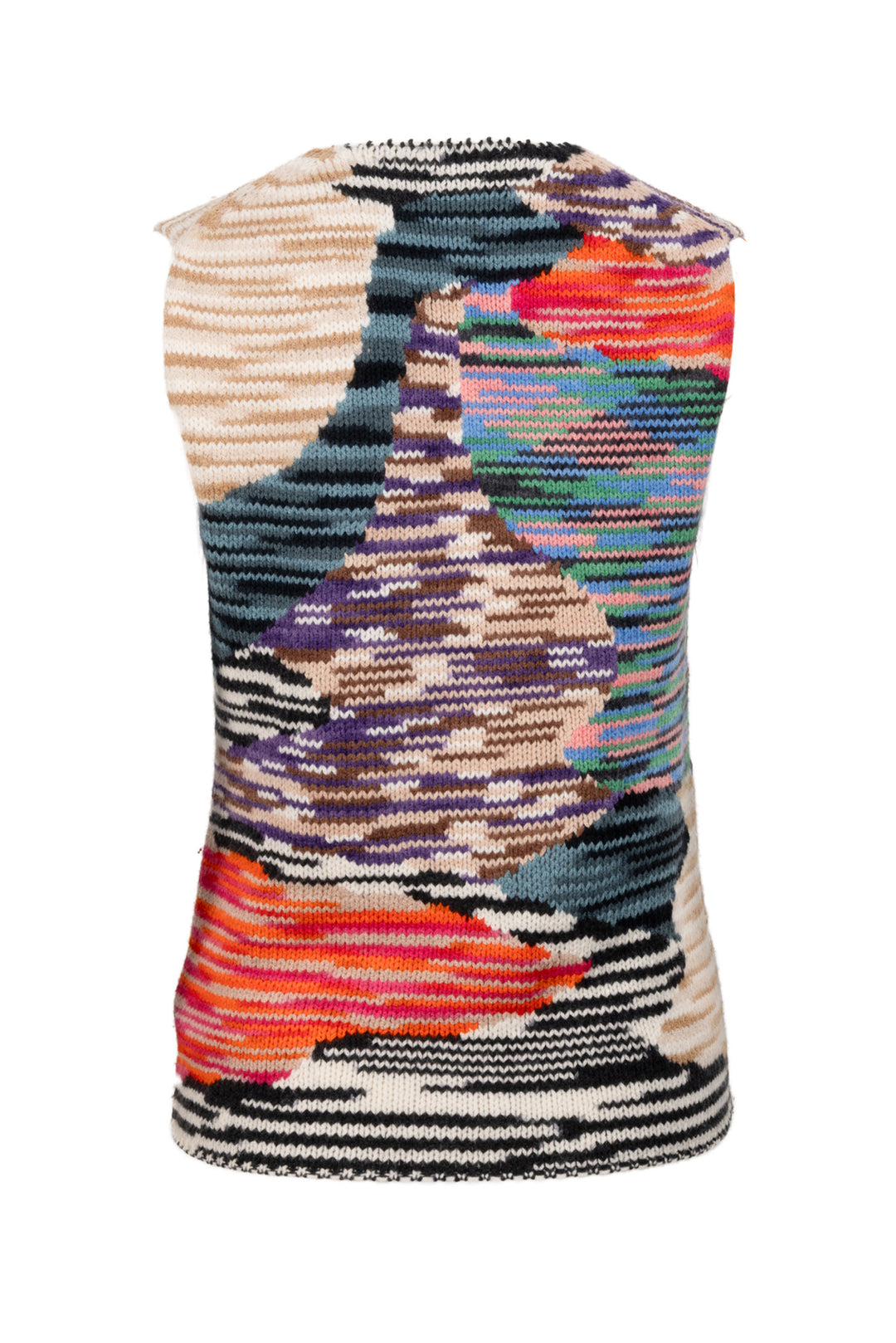 Missoni Size 42 Multi-colour V-neck Vest