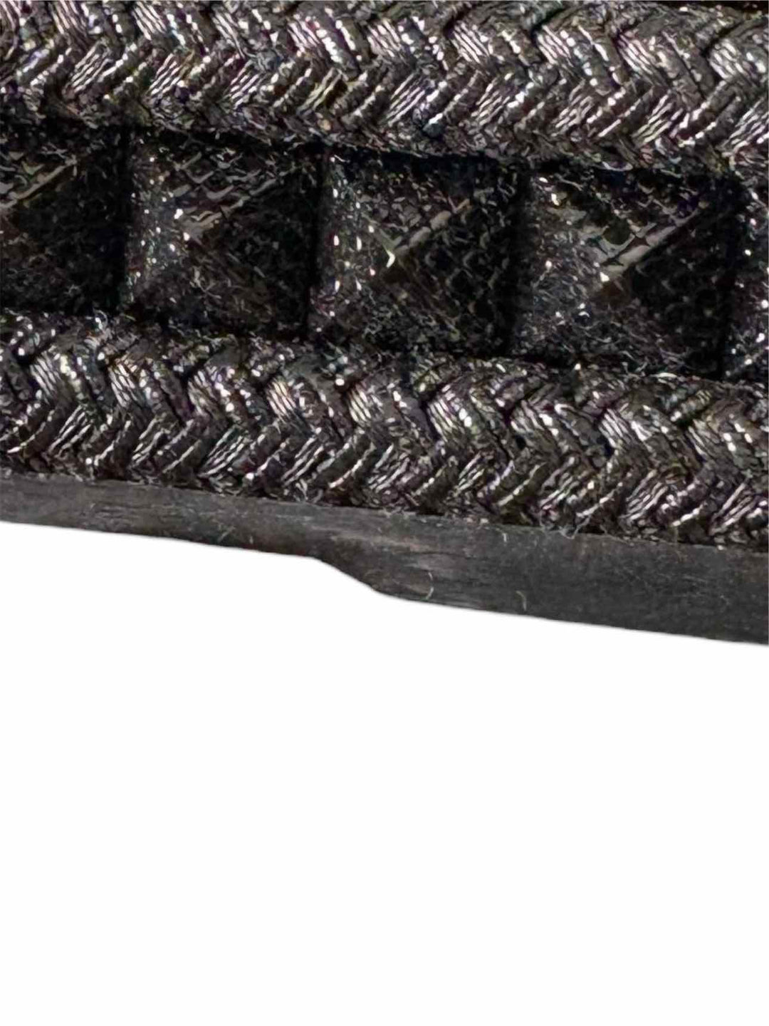 Christian Louboutin Size 38 Pyraclou Patent Leather Stud Espadrilles Wedges