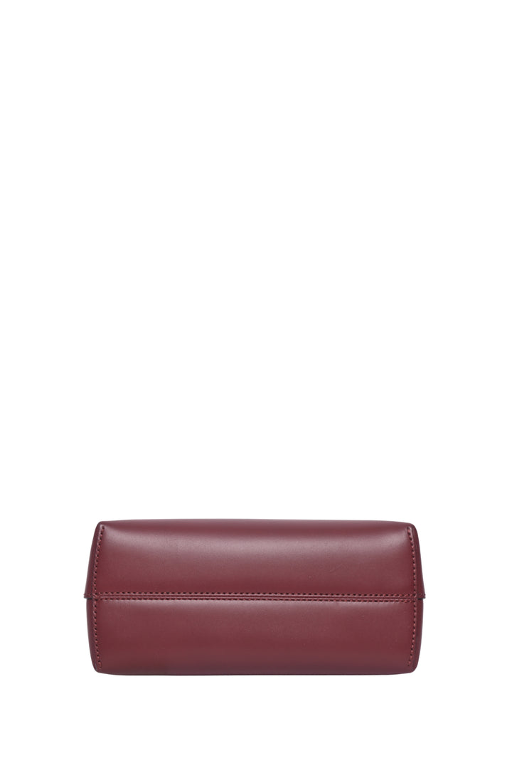 Fendi King Logo Embossed Mini By The Way Boston Bag