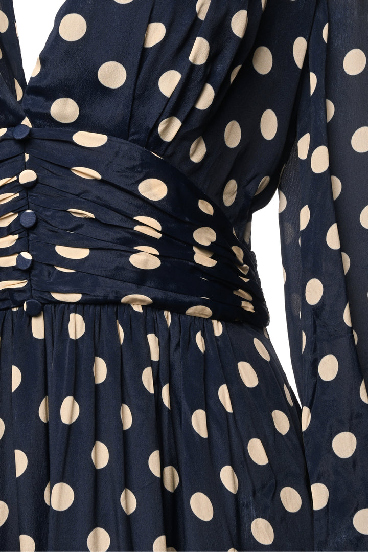 Ronny Kobo Size M Polka Dot Maria Dress