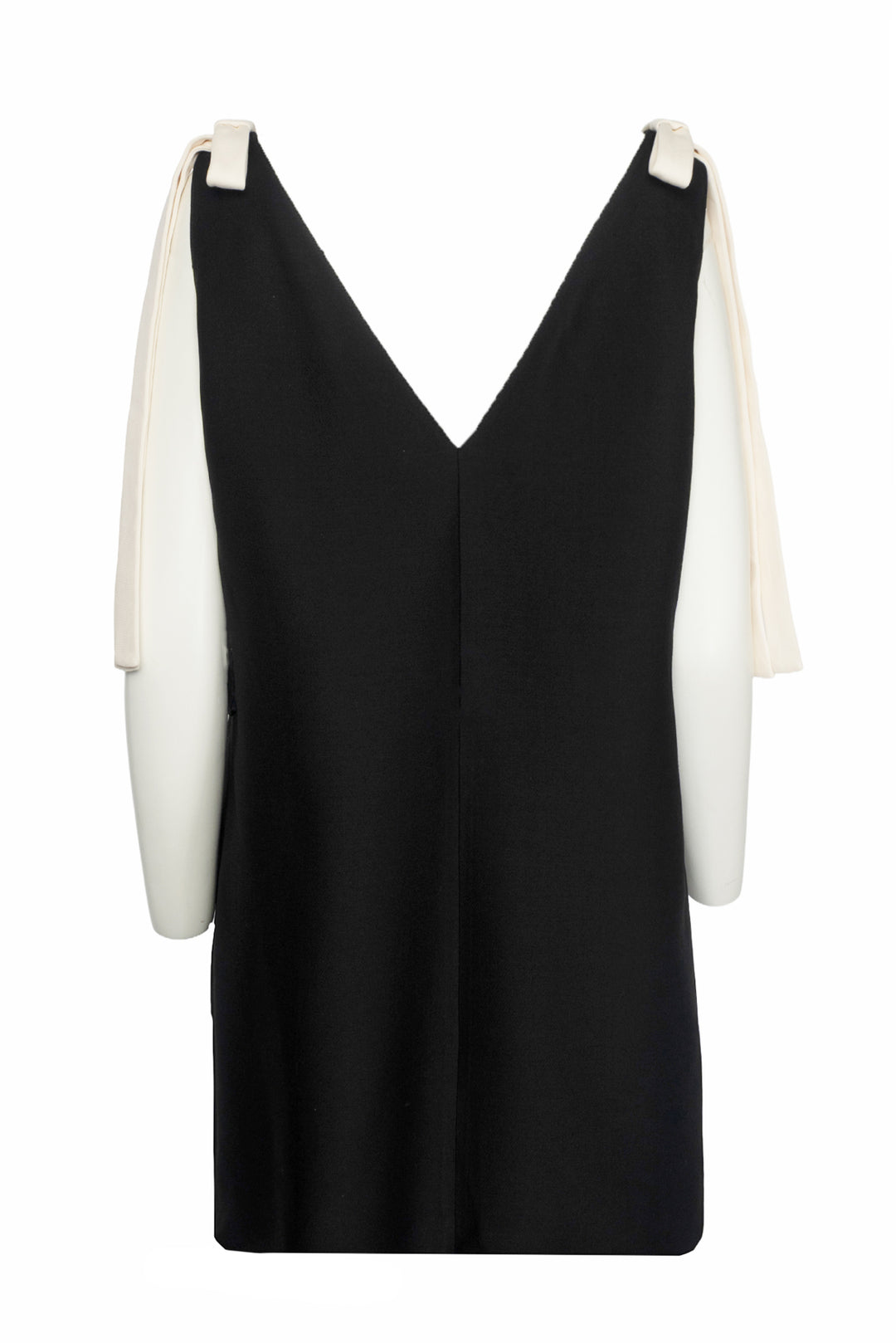 Valentino Size 50 Bow Shoulder Detail Mini Dress