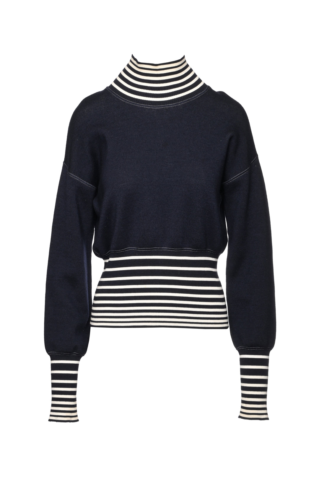 Loewe Size S Striped Mockneck Sweater
