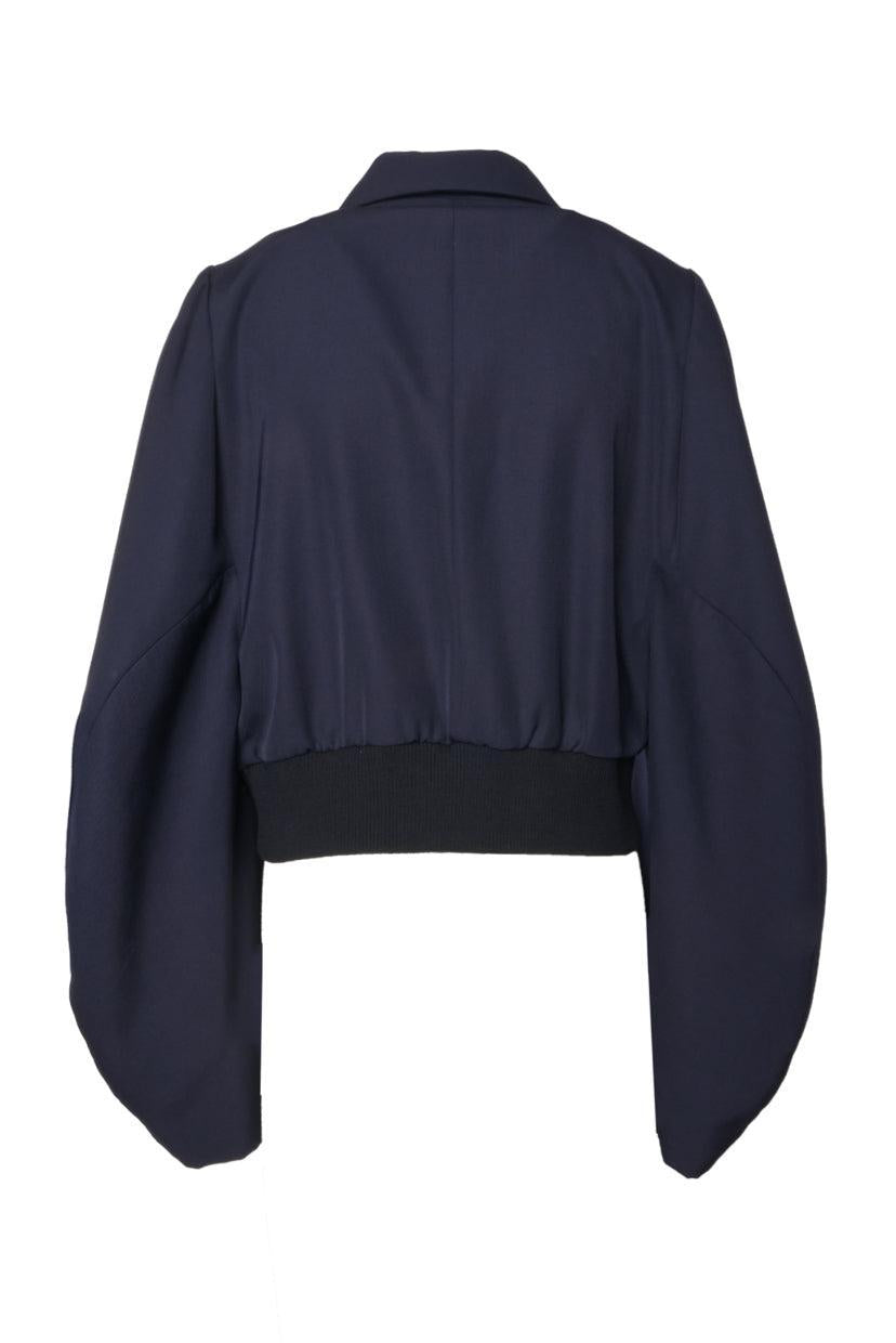 Dries Van Noten Size 40 Cropped Twill Bomber Jacket