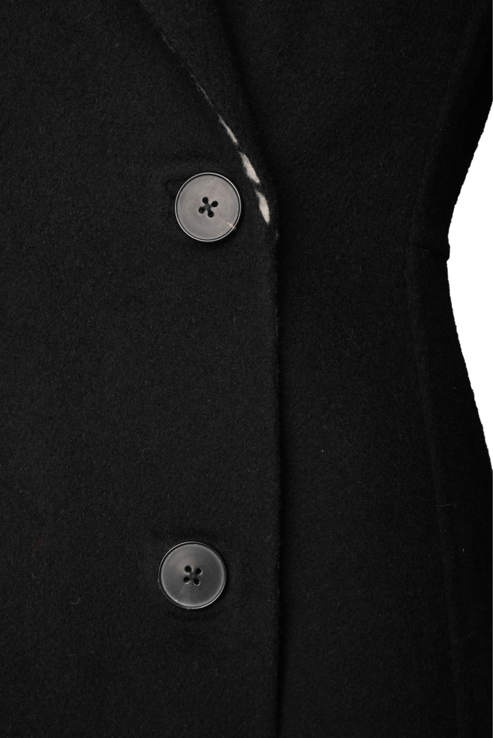 Jil Sander Size 36 Double Breasted Virgin Wool Coat