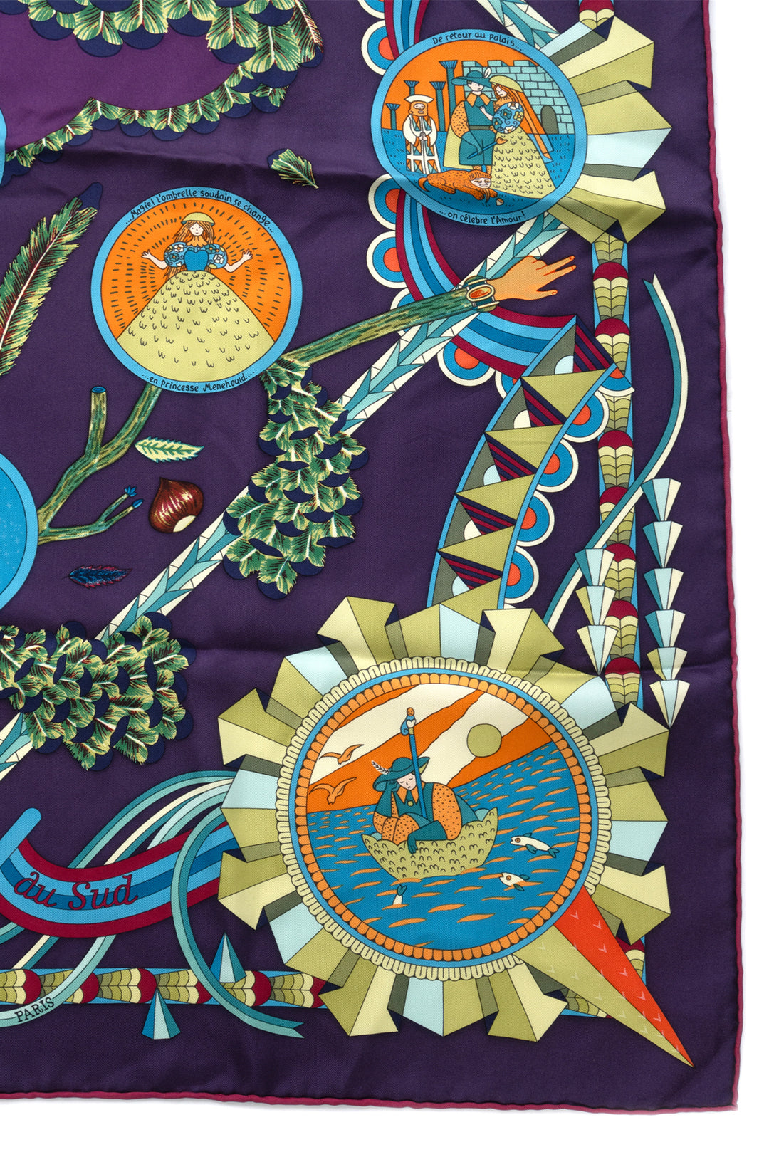 Hermes 'L'Ombrelle Magique' Silk Scarf