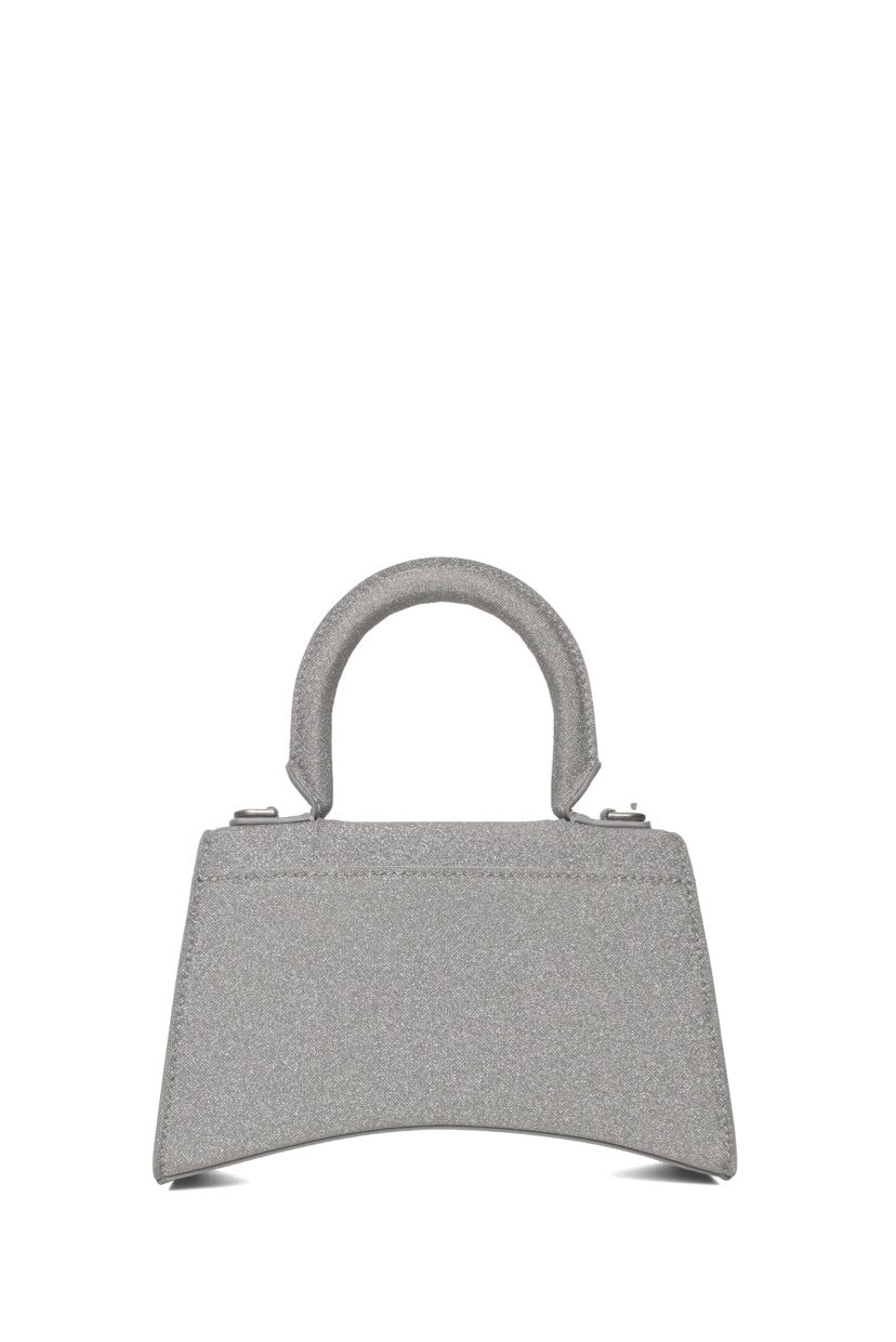 Balenciaga XS Glitter Hourglass Top Handle Bag