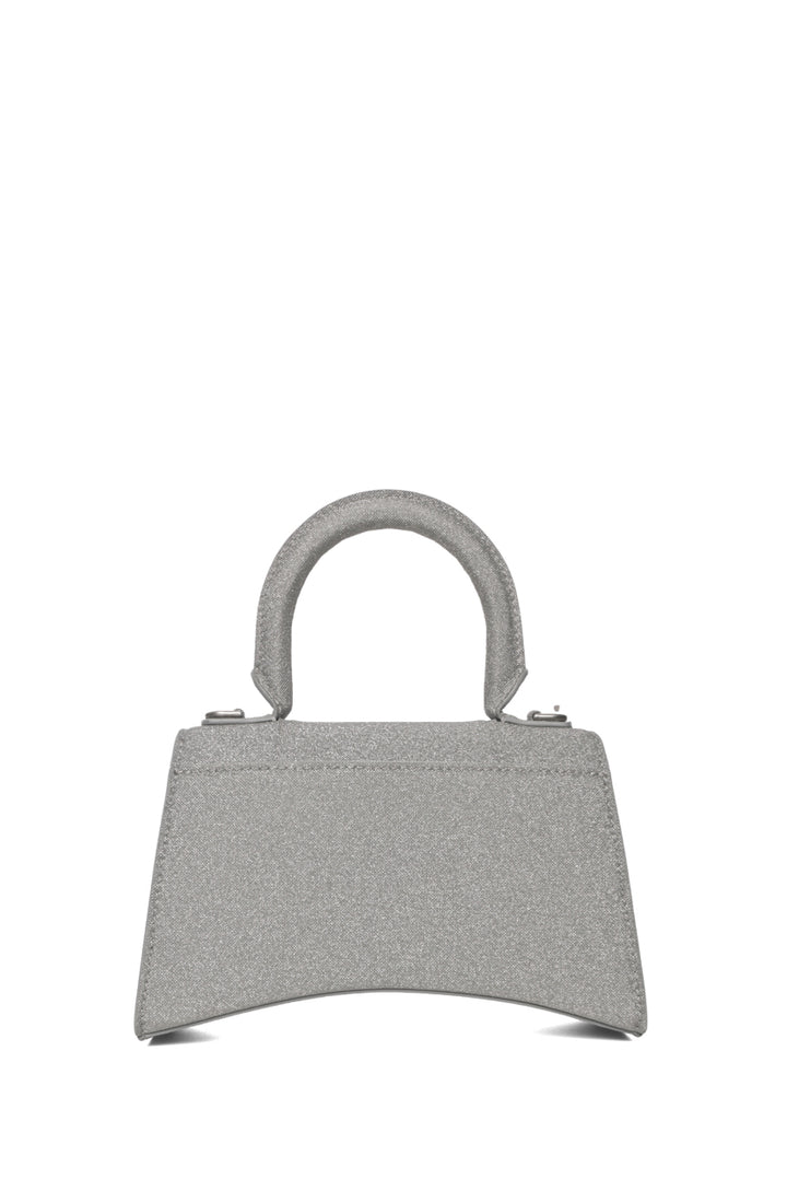 Balenciaga XS Glitter Hourglass Top Handle Bag