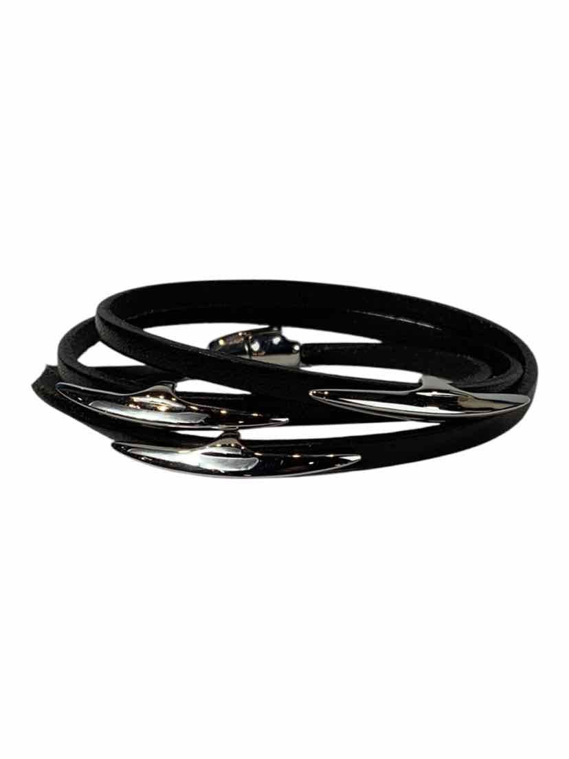 Saint Laurent Men's Leather Wrap Bracelet