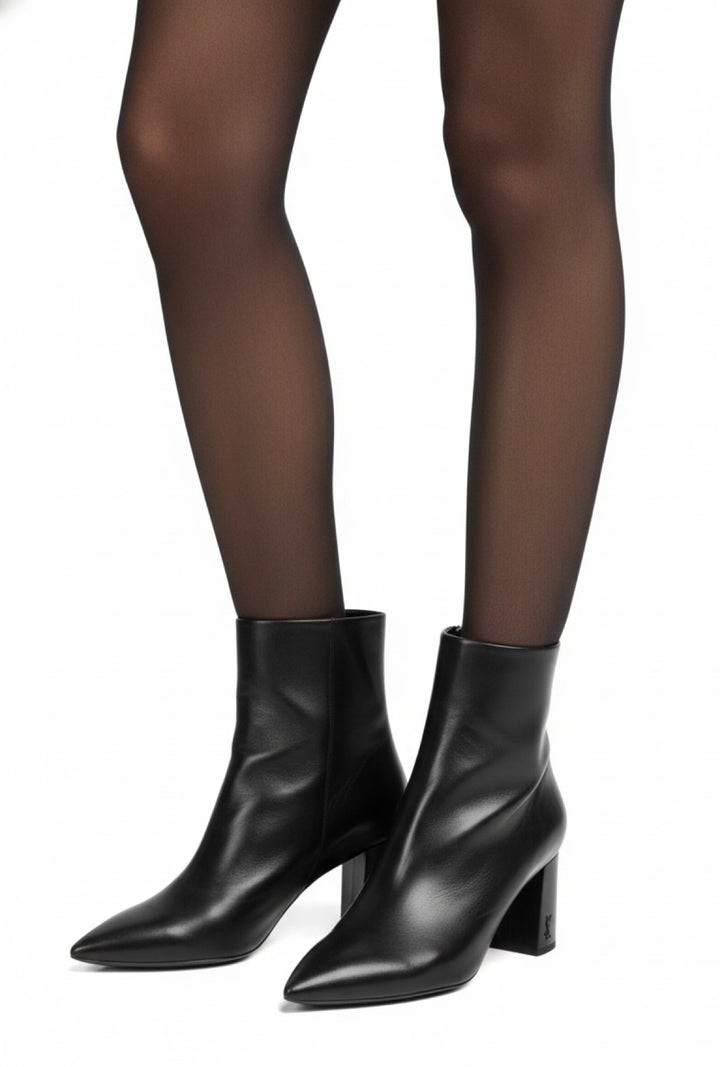 Saint Laurent Size 36 Betty Leather Ankle Boots