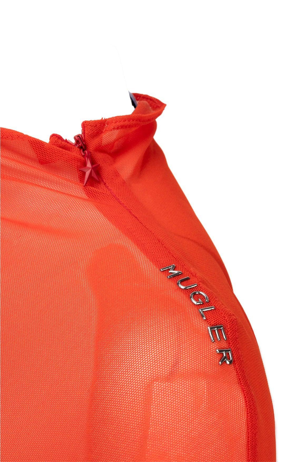 Mugler Size 40 Ombre-Effect Mesh Tops