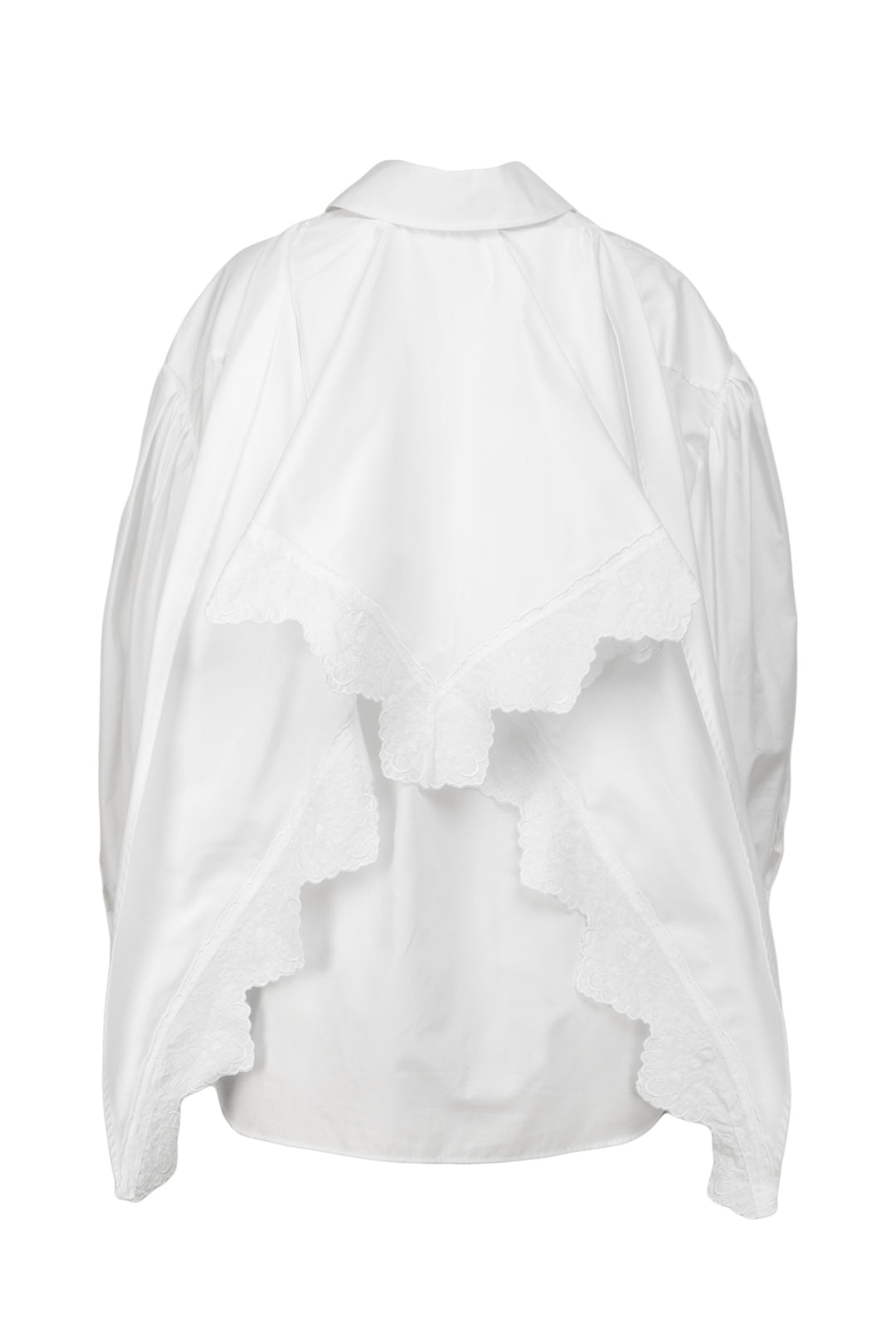 Simone Rocha Size S/M White Pointed Collar Shirt