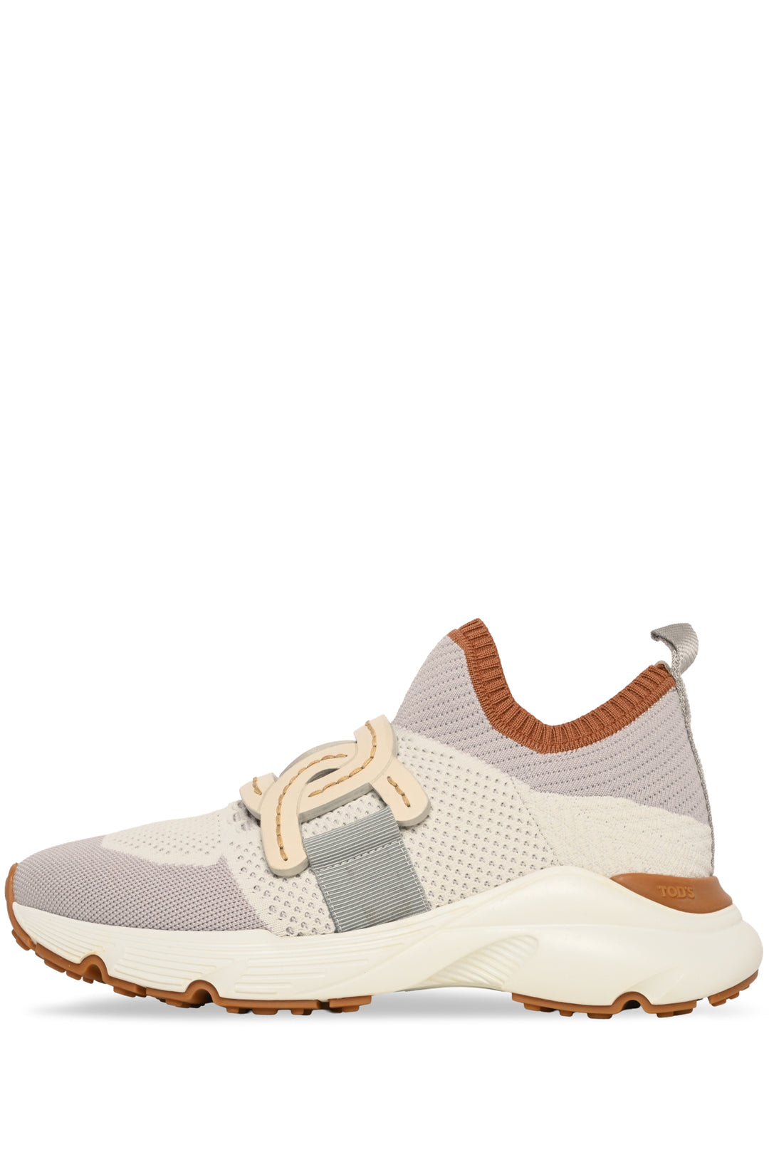 Tod's Size 36.5 Kate Chain Knit Slip-on Sneaker