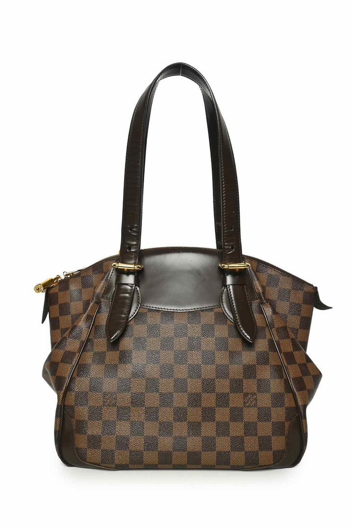 Louis Vuitton Damier Ebene Coated Canvas Verona MM Shoulder Bag