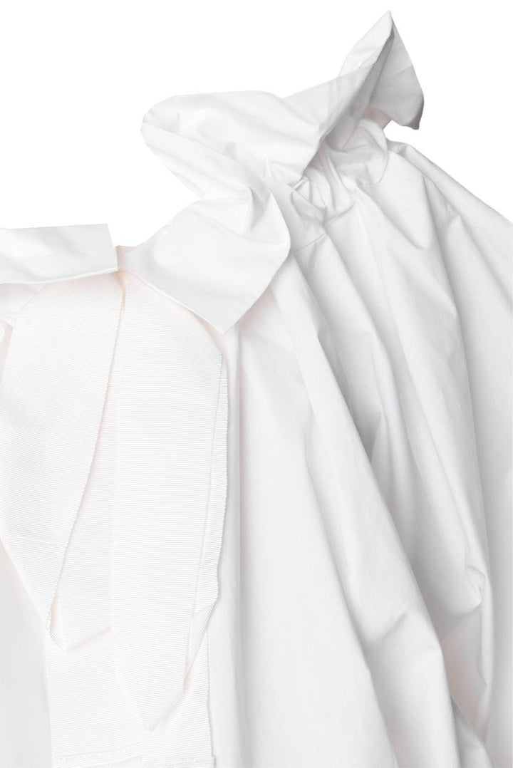 Patou Size 36 Grosgrain Puff Sleeve Tops