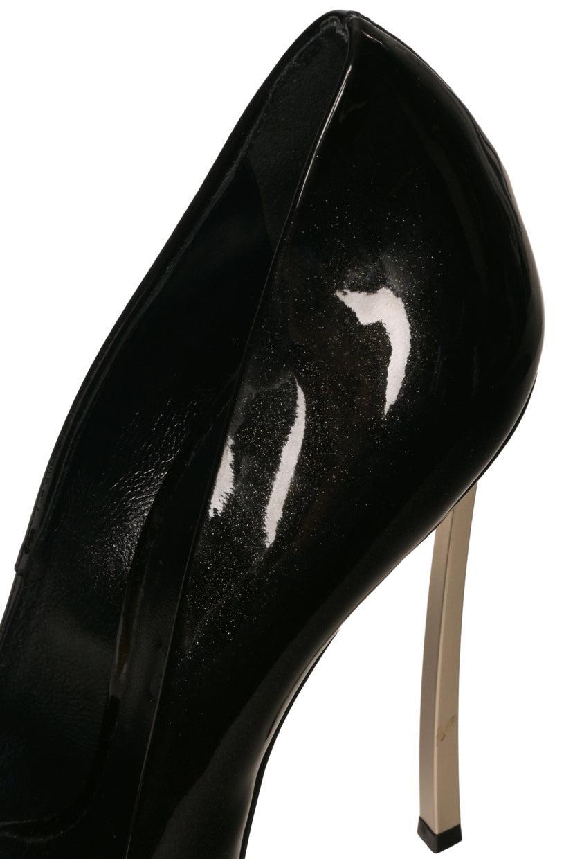 Casadei Size 8 Peep Toe Blade Pumps