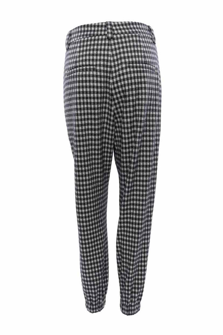 Brunello Cucinelli Checkered Wool Blend Size 4 Pants