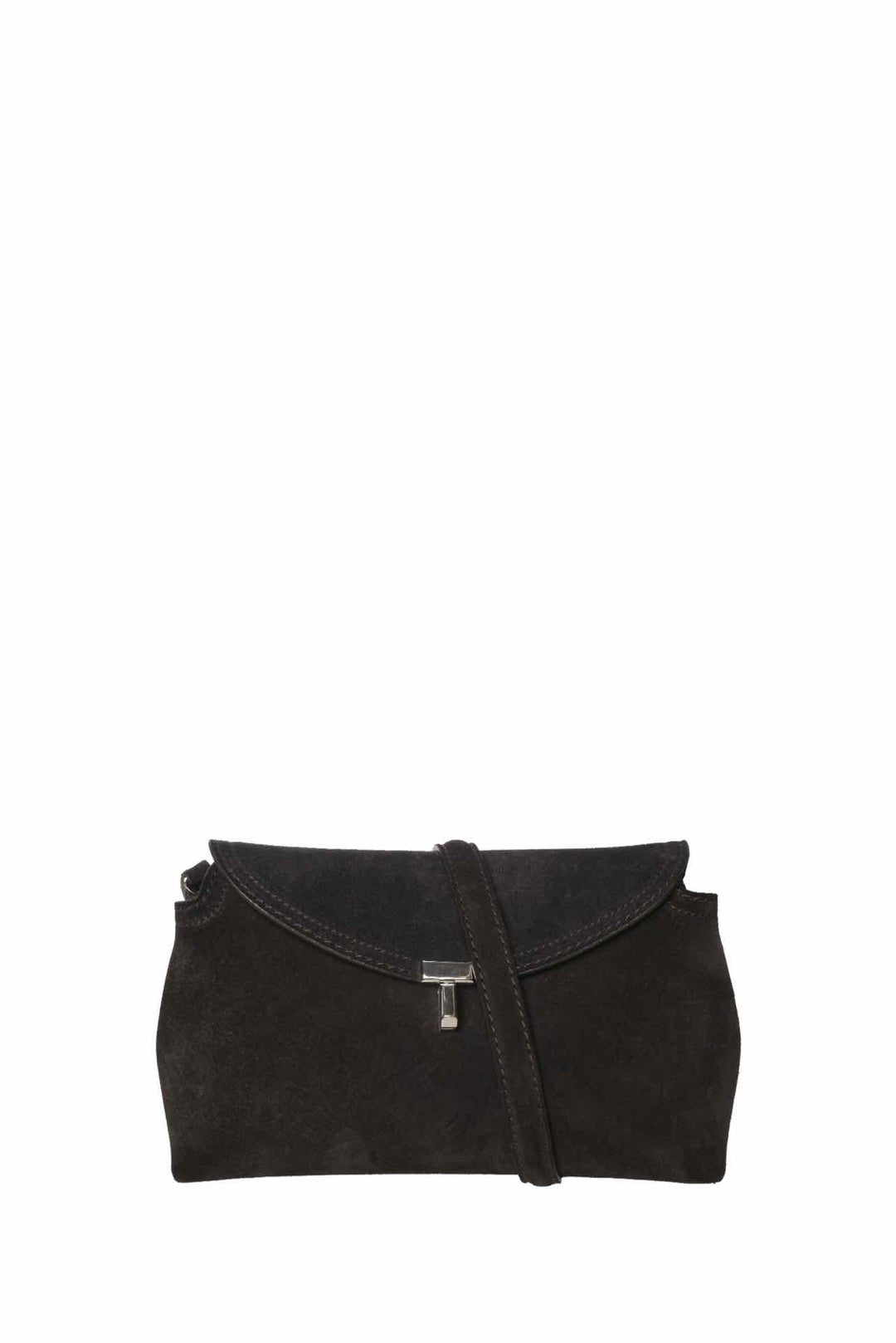 Toteme T-Lock Suede Small Shoulder Bag