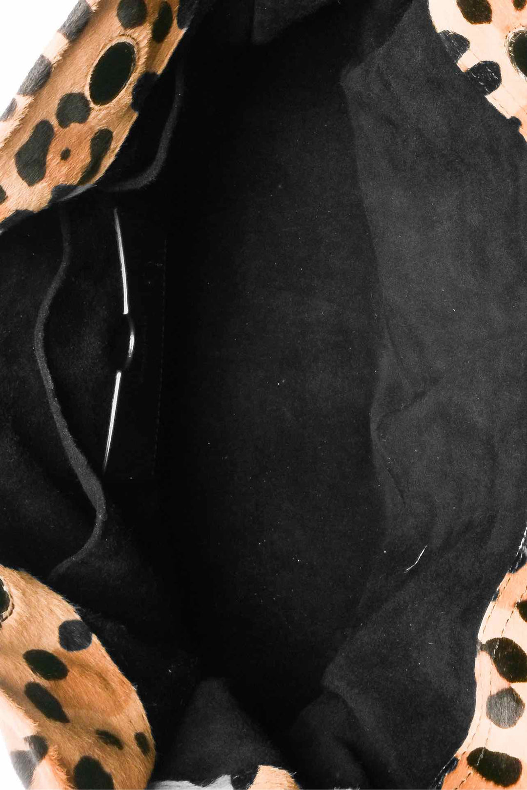 Balmain Anthem Medium Ponyskin-Style Leopard Shoulder Bag