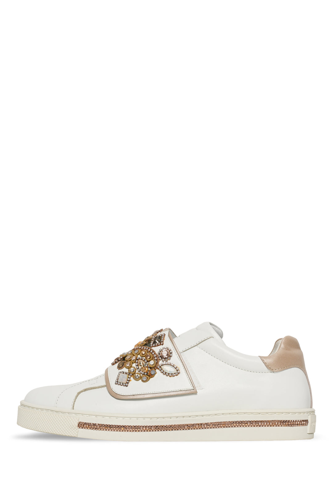 Rene Caovilla Size 38 Jewel-Embellished Sneaker