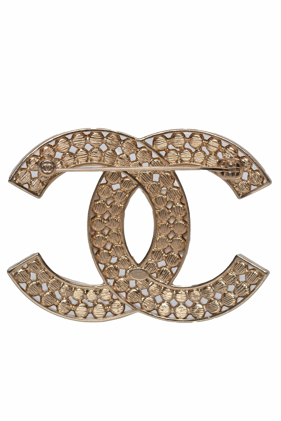 Chanel 2023 Strass CC Brooch