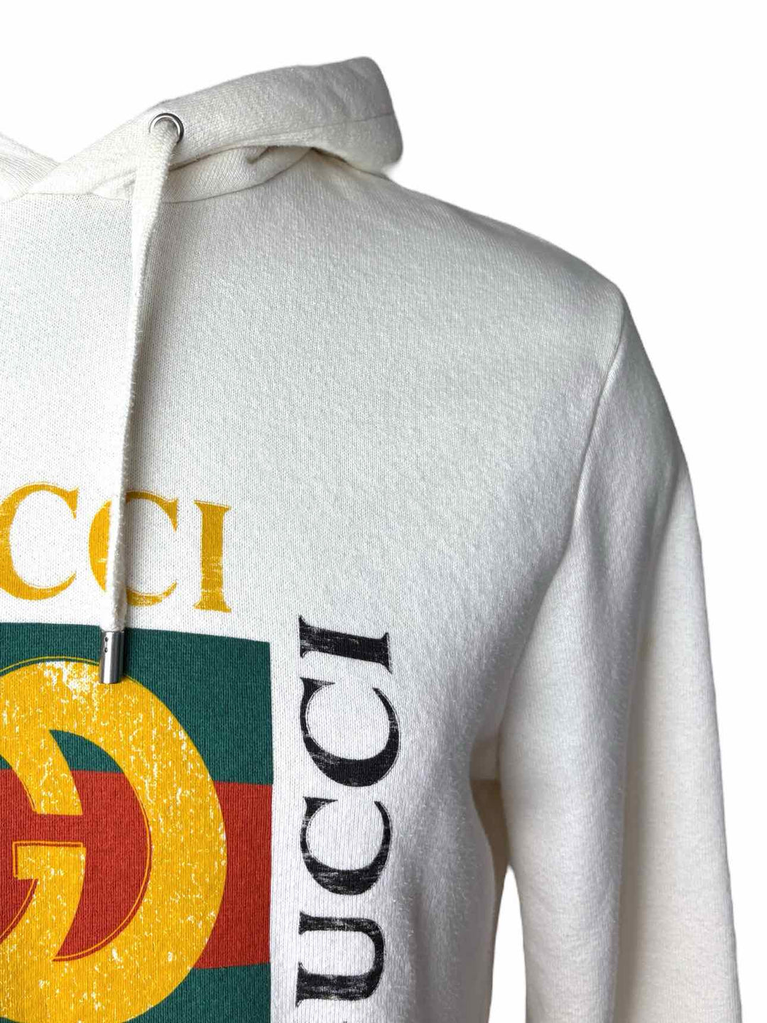 Gucci Distressed Logo Size S Men's Hoodie
