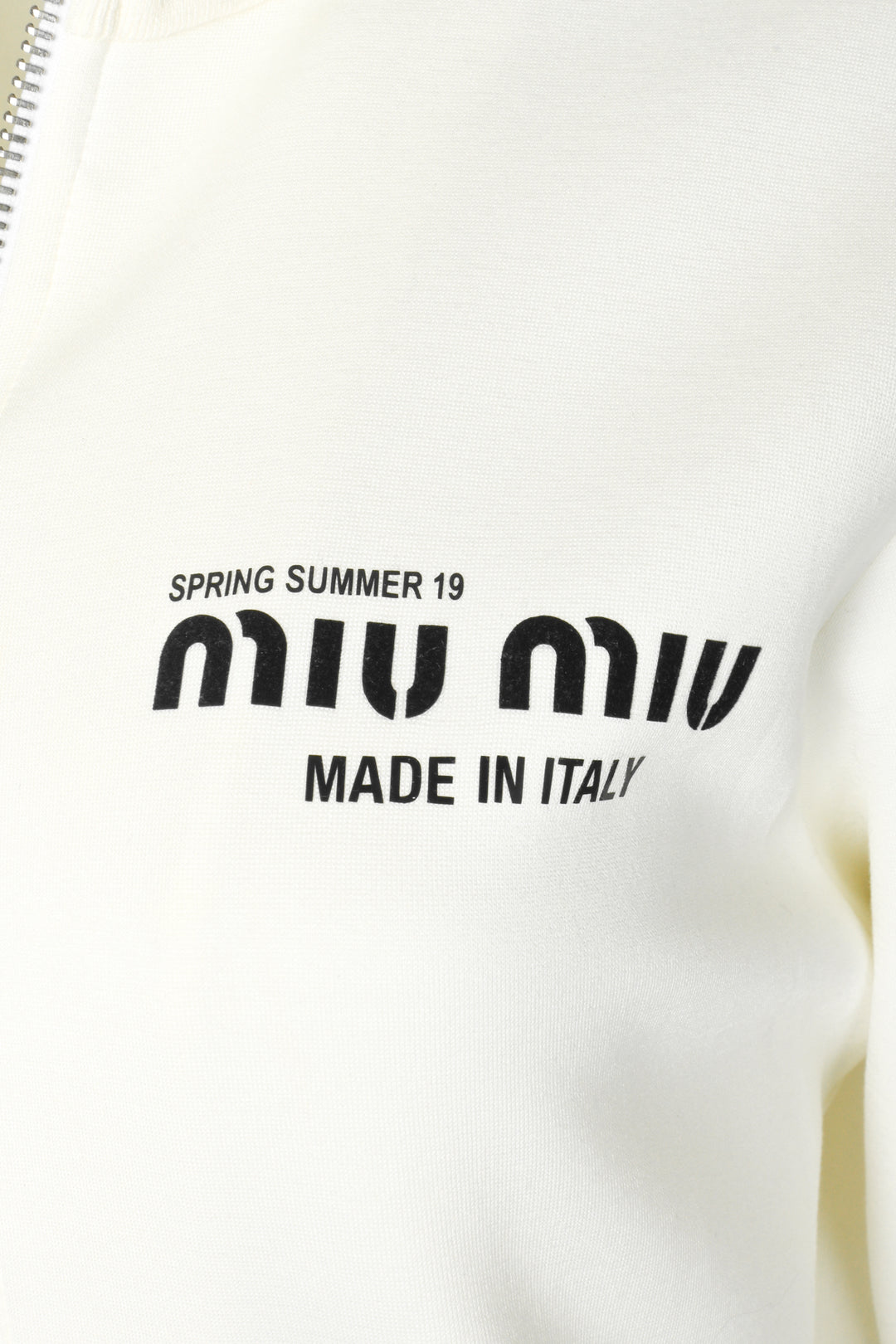 Miu Miu Size XS 2018 Sequin Sleeve Track Jacket